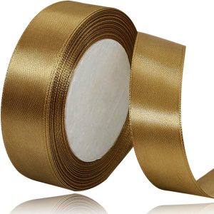 شريط ستان دهبى غامق